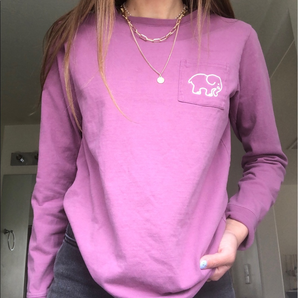 Ivory Ella maroon top